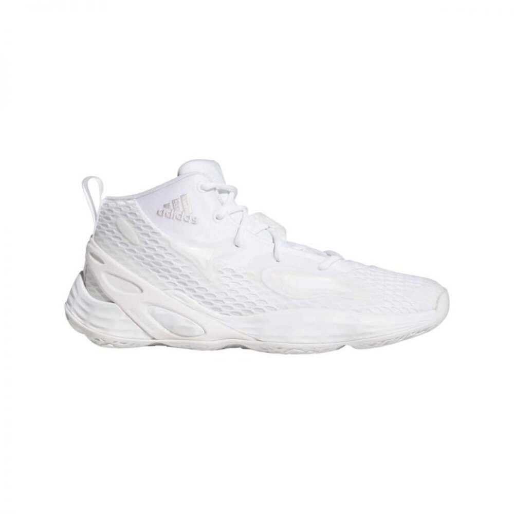New Size 11 (Men) - Adidas Exhibit A Mid Cloud White Basketball Sneakers